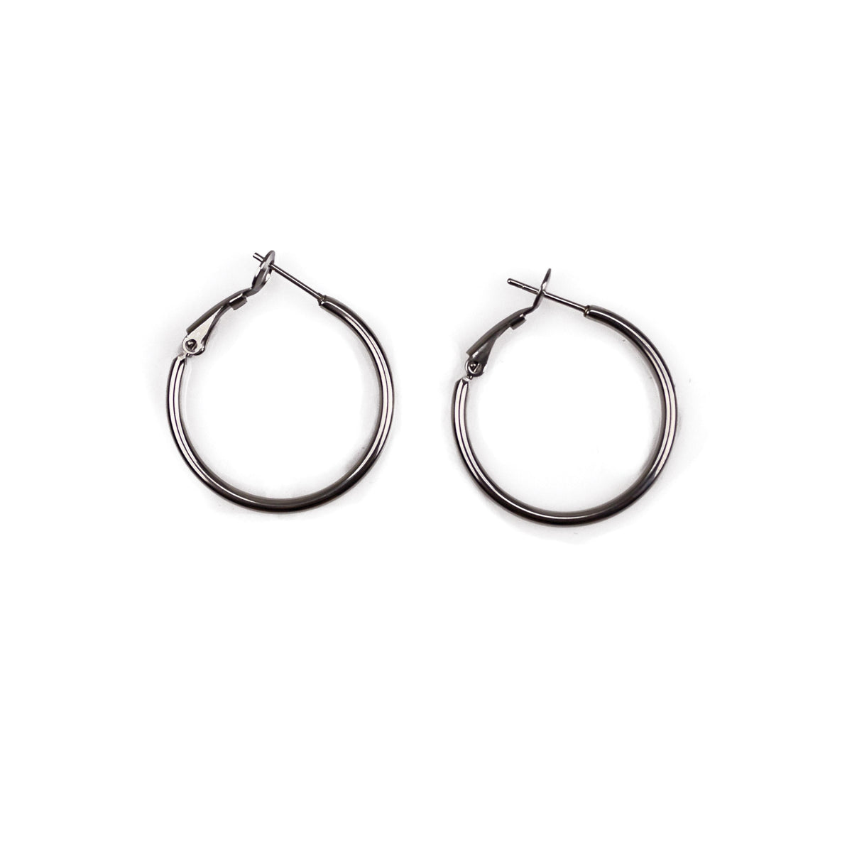 Completely Bella Stainless Steel Hoop Earrings