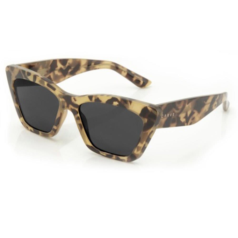 Carve Womens Tahoe Sunglasses Gloss Milky Tort/Dark Gray