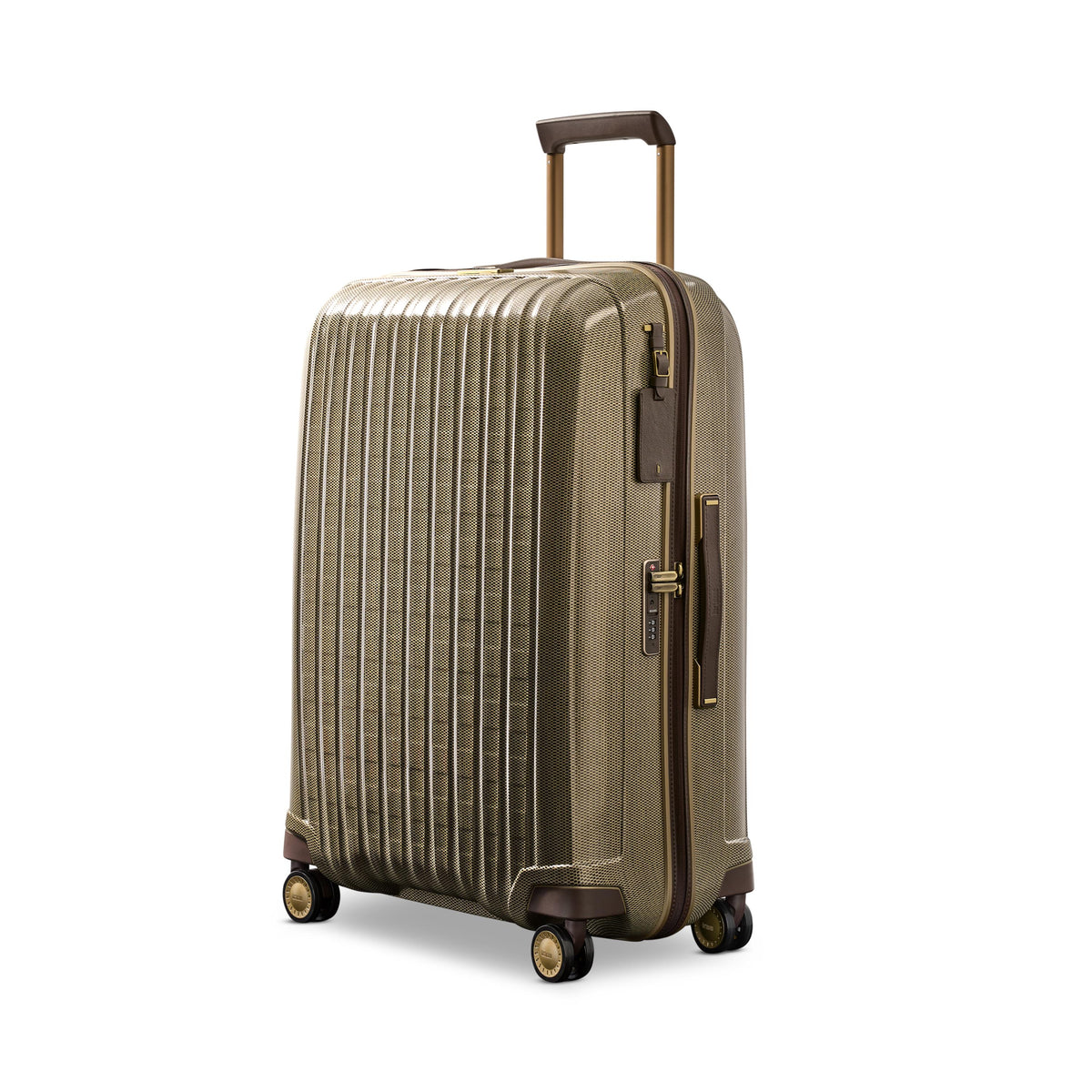 Hartmann Tweed Hardside Extended Journey Spinner - Tweed/Natural Leather