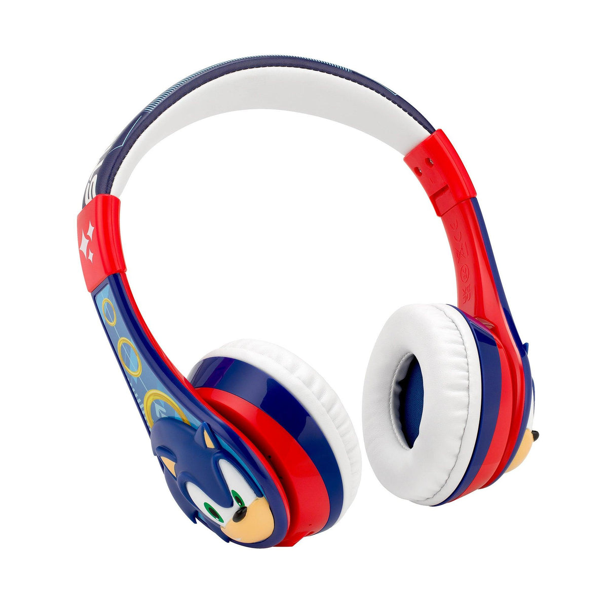 eKids by iHome Sonic The Hedgehog Bluetooth Youth Headphones