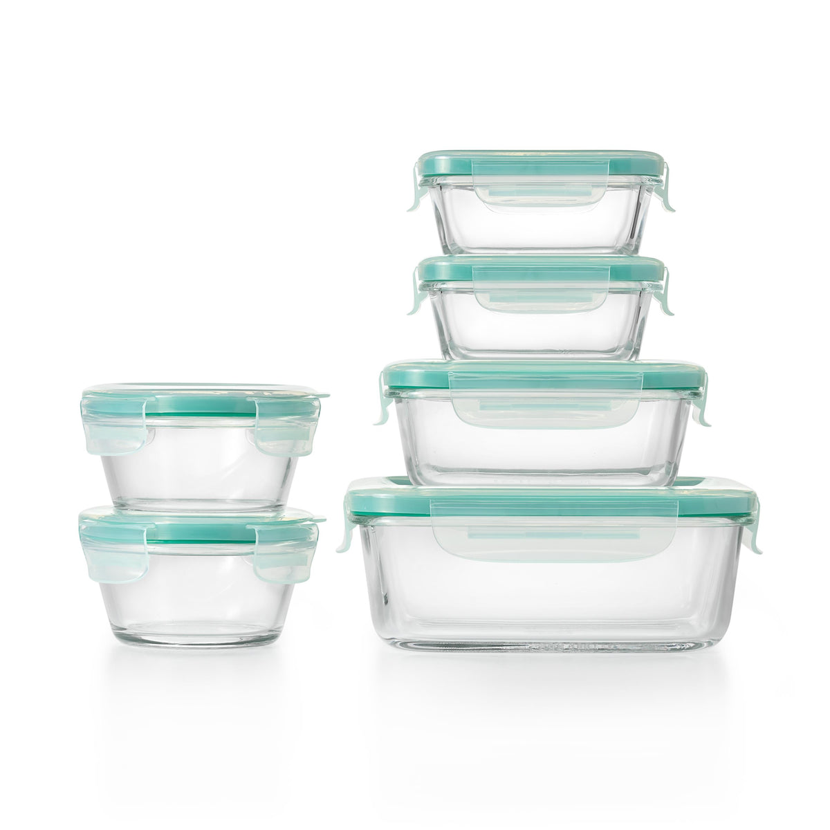 OXO Good Grips Smart Seal 12-Pc. Smart Seal 12 Piece Glass Container Set