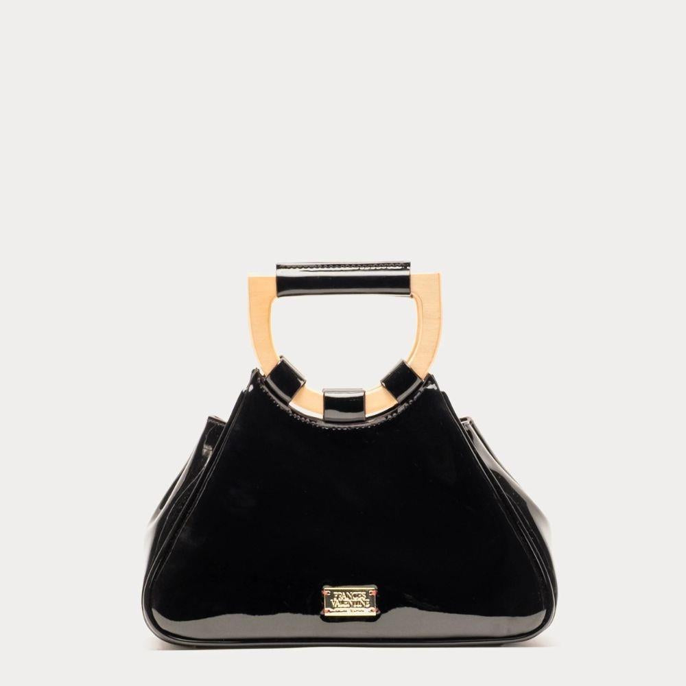 Frances Valentine Raye Tote w/ Crossbody Soft Patent Leath