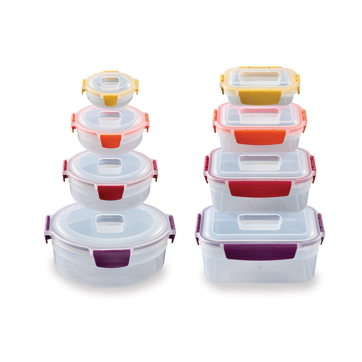 Joseph Joseph Nest Lock 16pc Multi-Color Mixed Food Storage Container Set