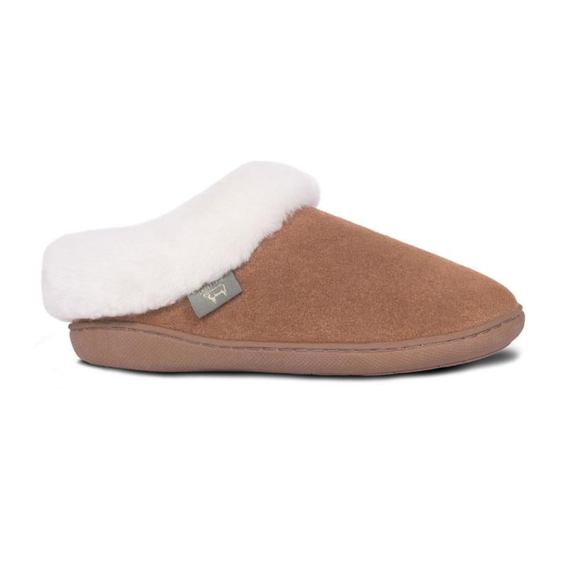 Cloud Nine Sheepskin Women's Sunrise Scuff-Chestnut-9