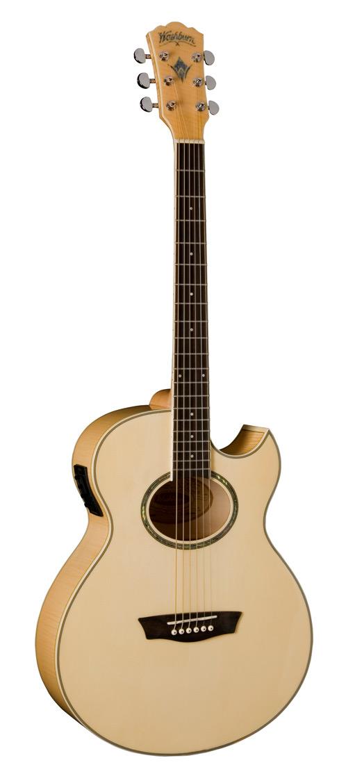 Washburn Festival Series Mini Jumbo Acoustic Electric Guitar