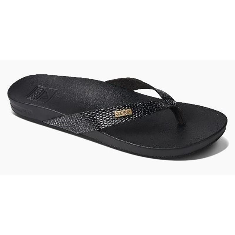 Reef Women's Cushion Court Sandal-Black Sassy-7