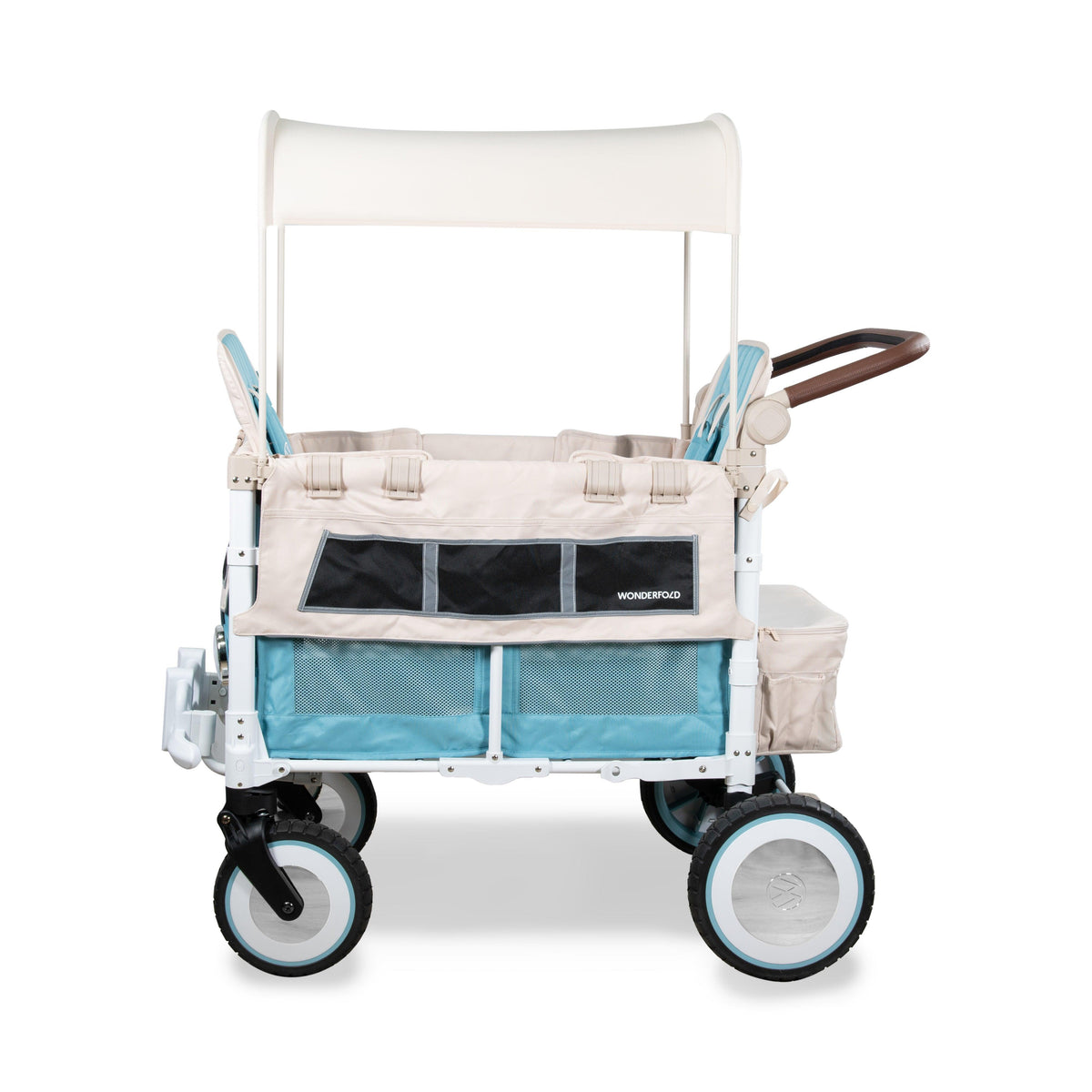 WonderFold VW Volkswagen Stroller - 2-Seater Bondi Blue