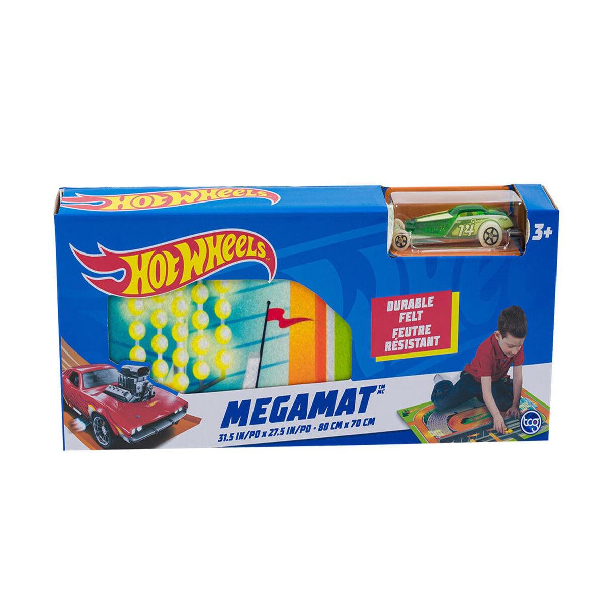 Bella Home Hot Wheels Mega Mat Play Set