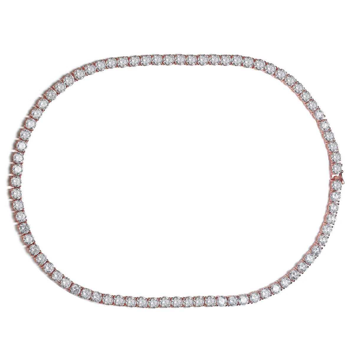 GENEVIVE Classic Tennis Necklace Size 17''
