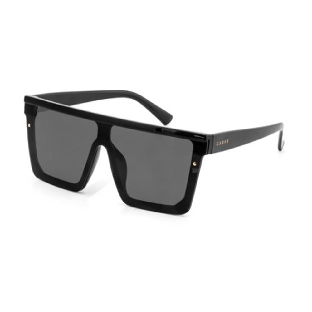 Carve Womens Muse Sunglasses Gloss Black/Gray Polarized