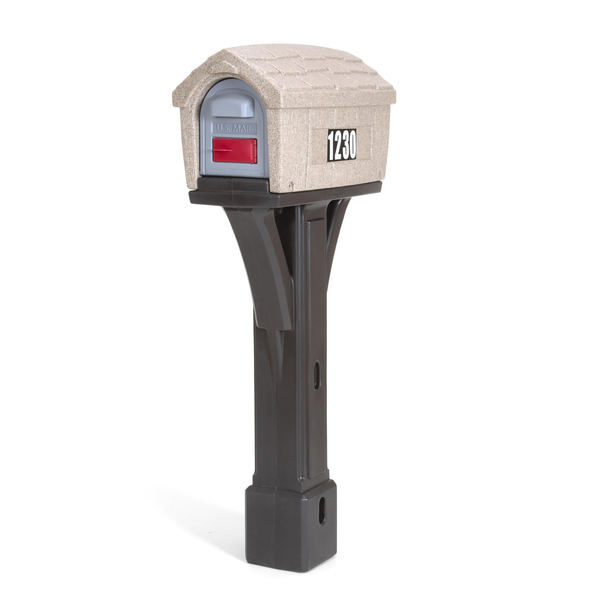 Simplay3 Classic Home Mailbox - Washed Stone/Espresso