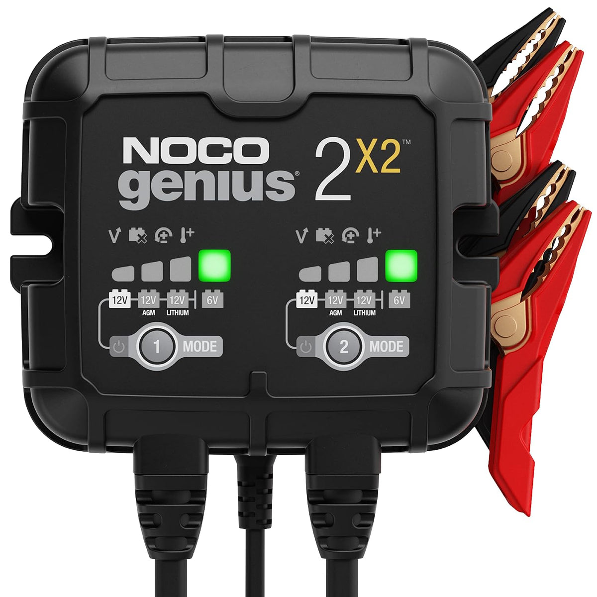NOCO 4A 2-Bank Battery Charger