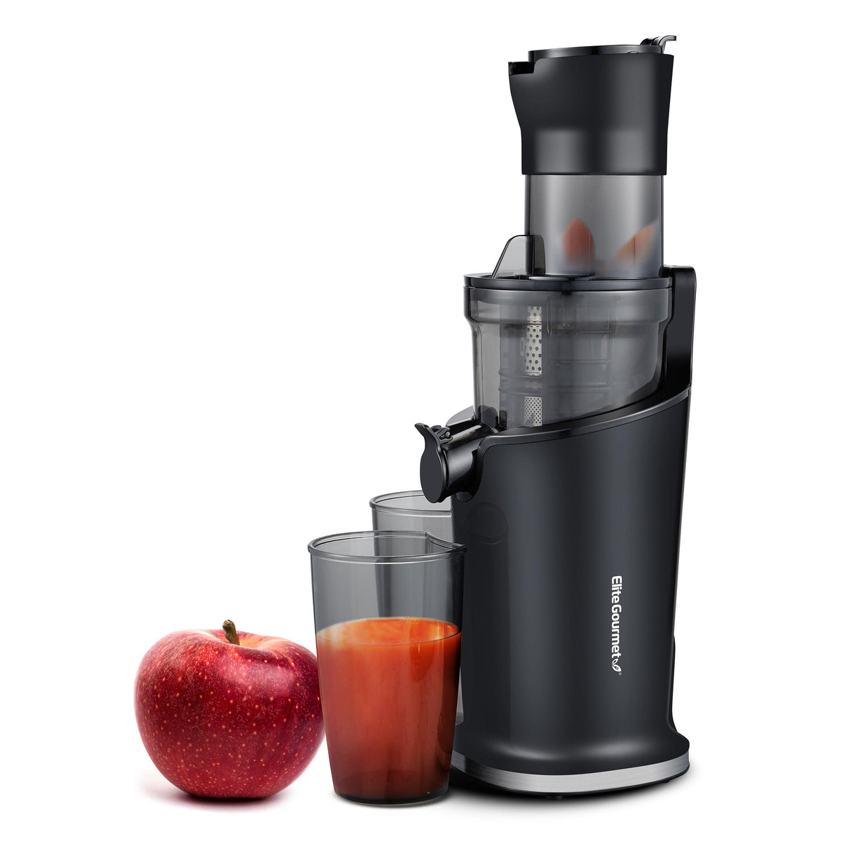 Elite Gourmet Dynamic Masticating Big Mouth Slow Juicer