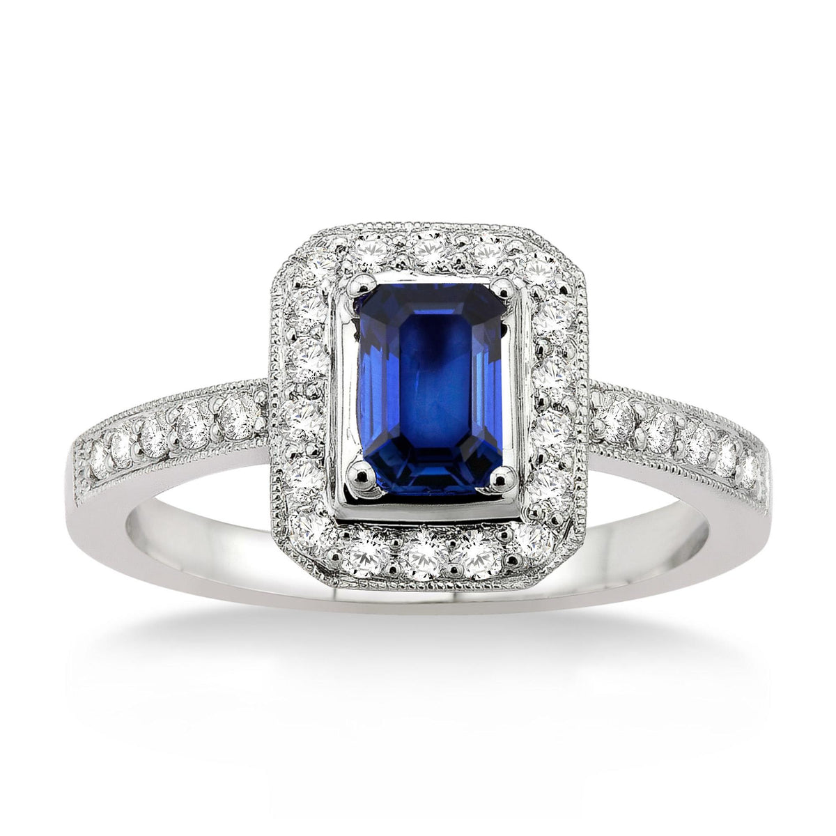 Jilco Inc Diamond & Sapphire Ring 8