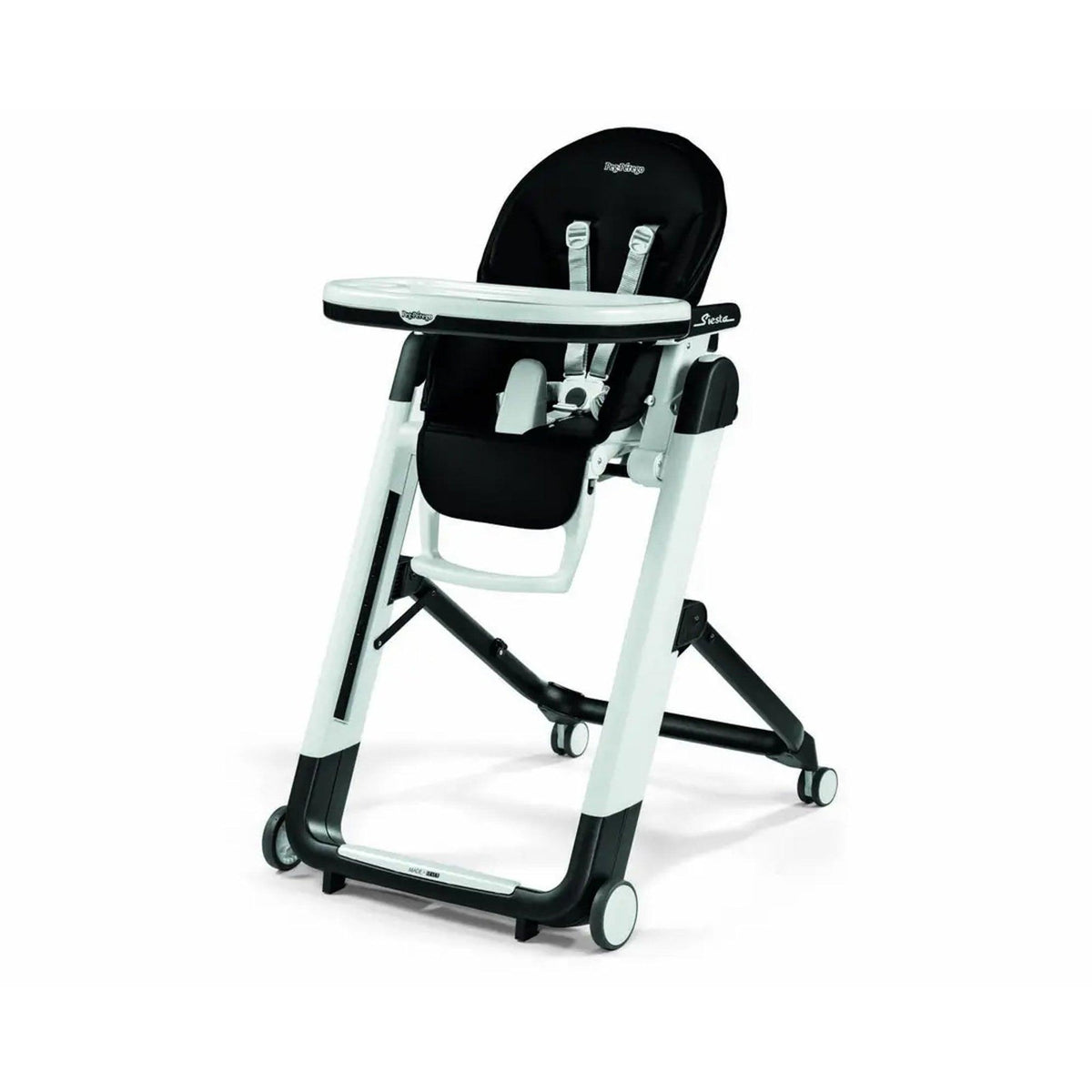 PEG Siesta Grow with Baby Folding High Chair & Recliner Licorice
