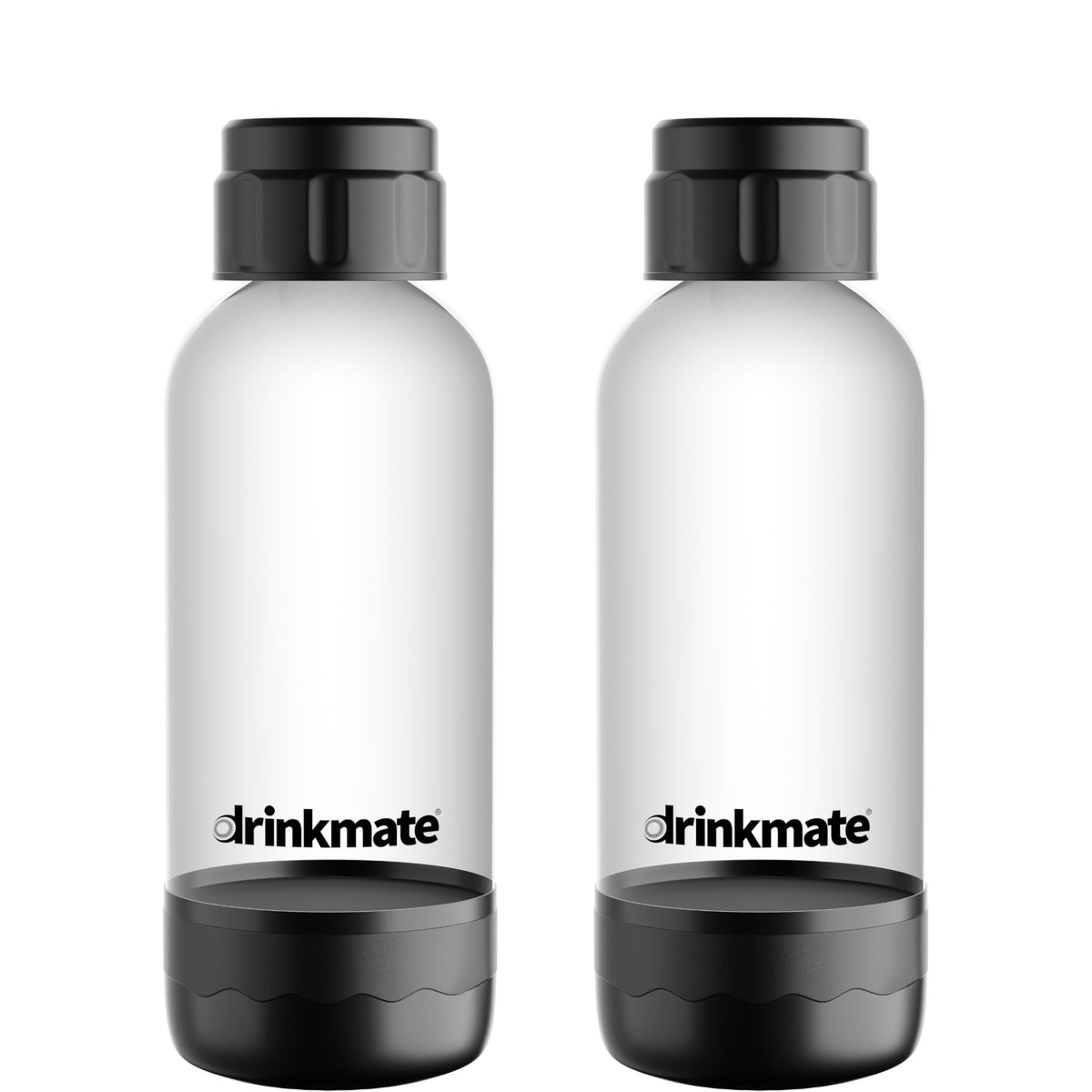 Drinkmate Black 0.5L Twin-Pack of Spare Bottles