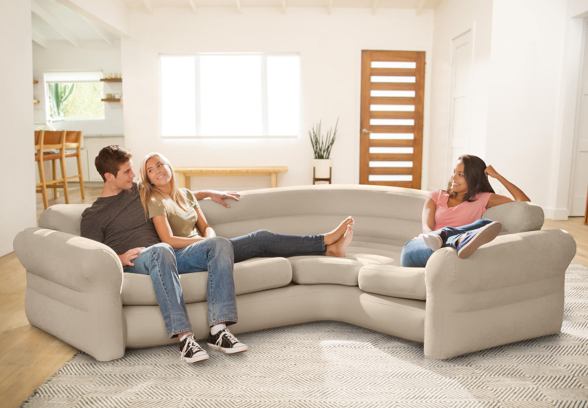 Intex Corner Sofa L-Shaped Inflatable Couch
