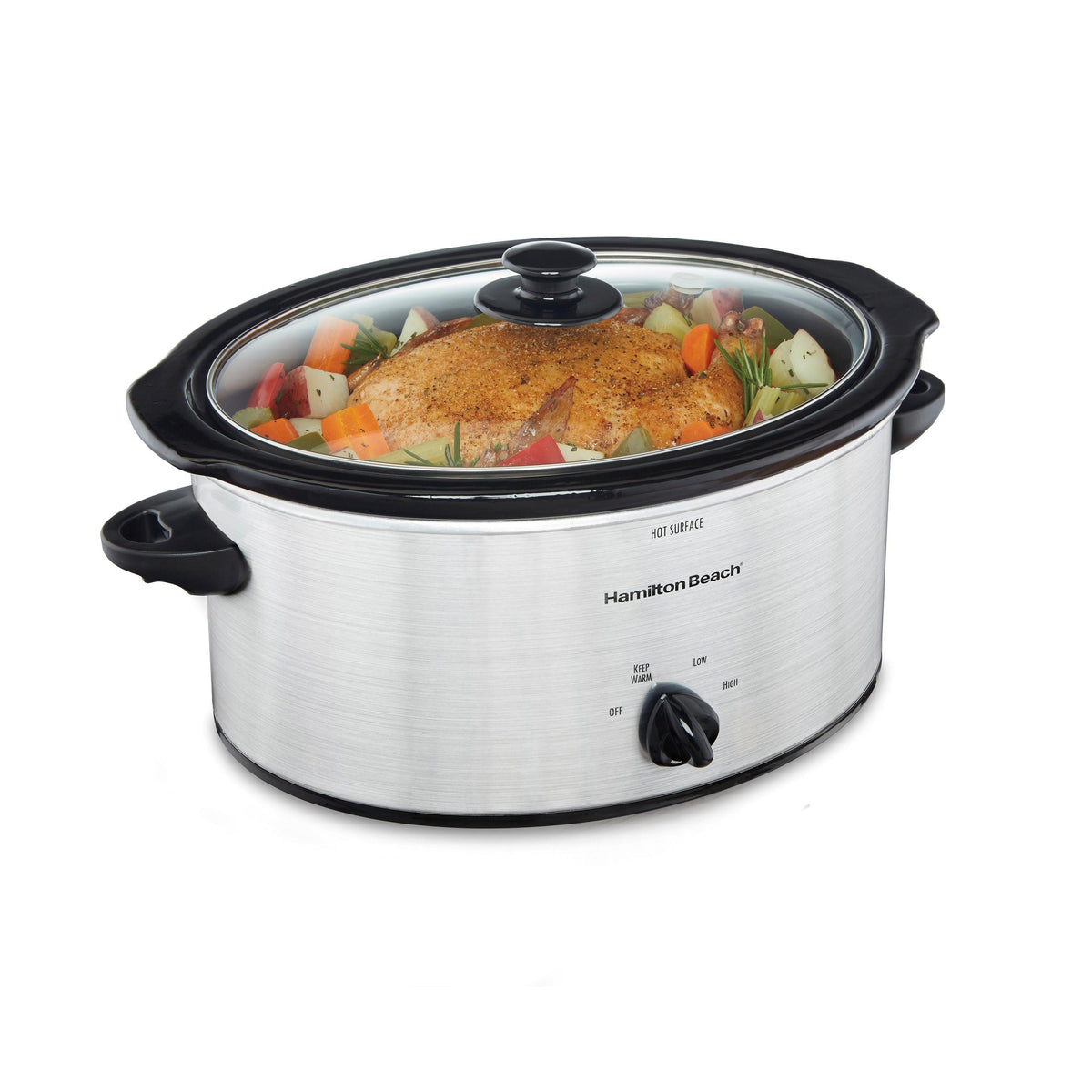 Hamilton Beach 5qt Slow Cooker Silver