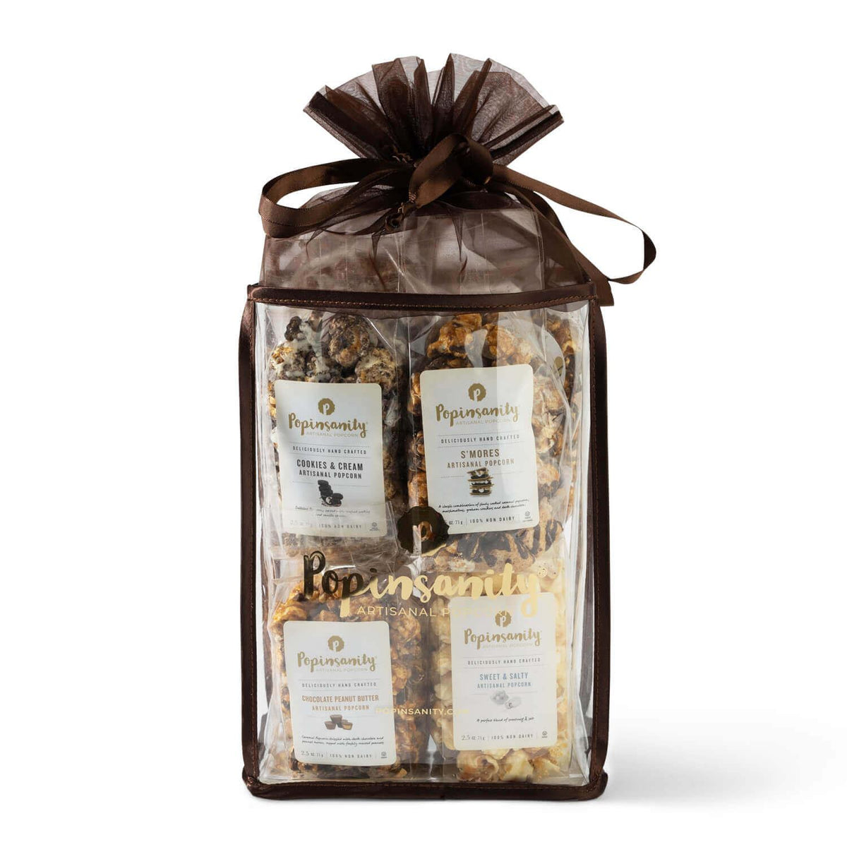 Popinsanity 8pk Popcorn Variety Gift Bag - 8 Flavors x 2