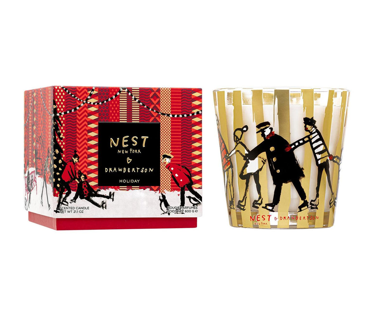 NEST Fragrances Holiday Ice Skaters 3-Wick Candle
