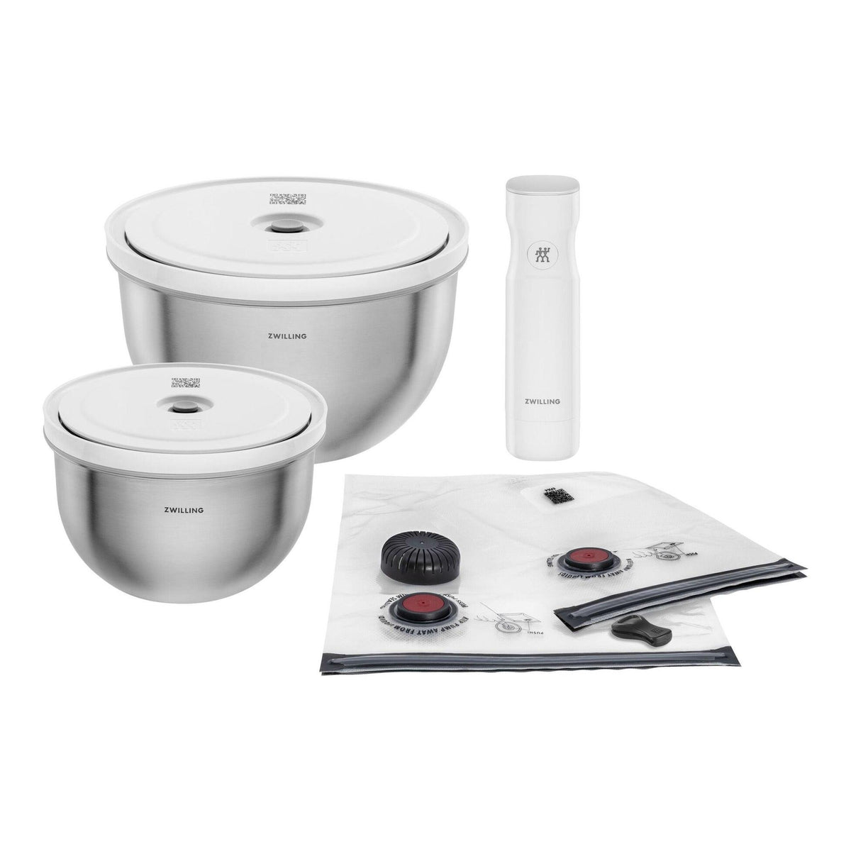 Zwilling 9pc Fresh & Save Stainless Steel Bowls Starter Set
