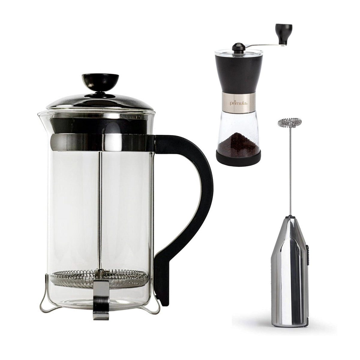Primula 3pc Classic Coffee Maker Set Black & Charcoal
