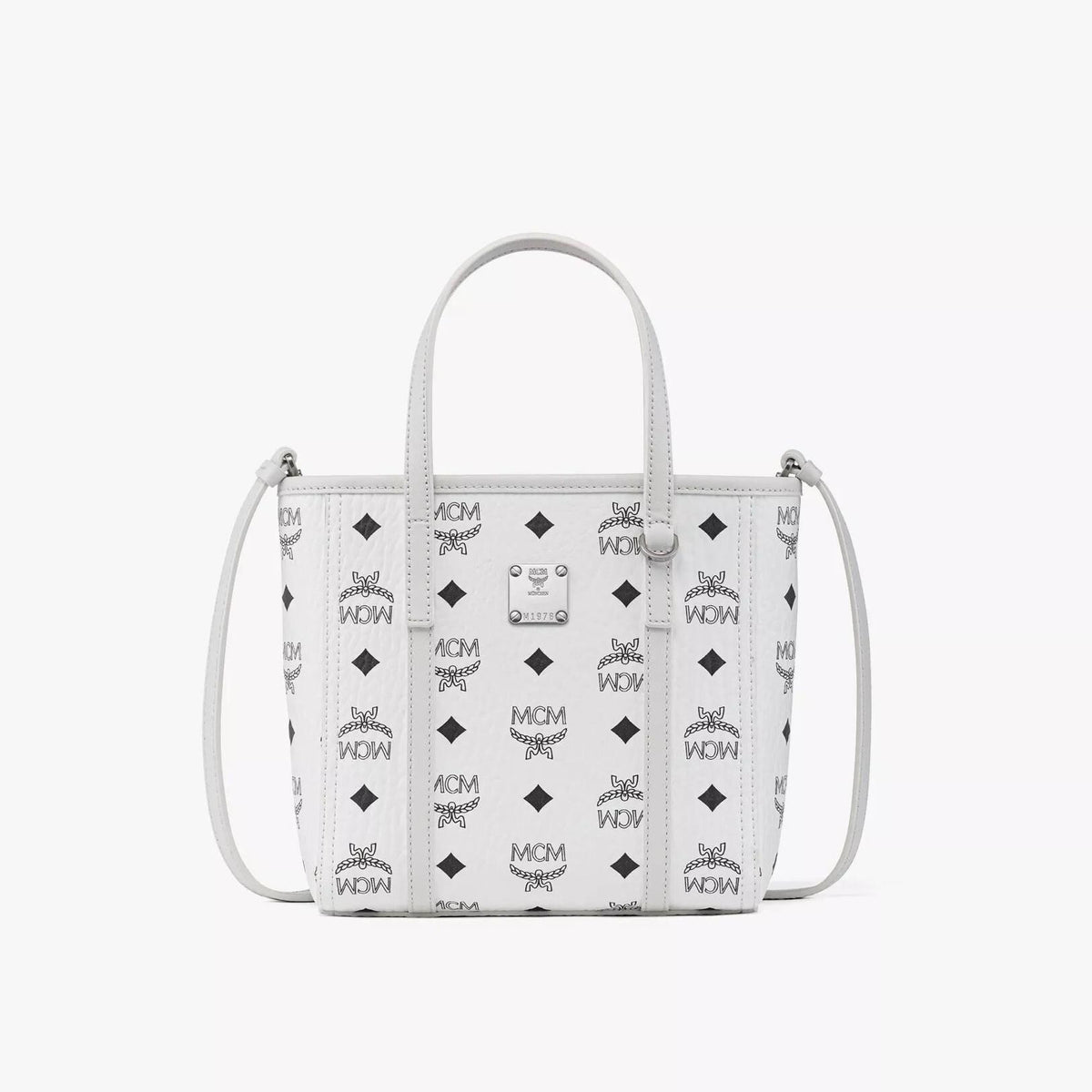 MCM Toni Top-Zip Shopper in Visetos Size Mini