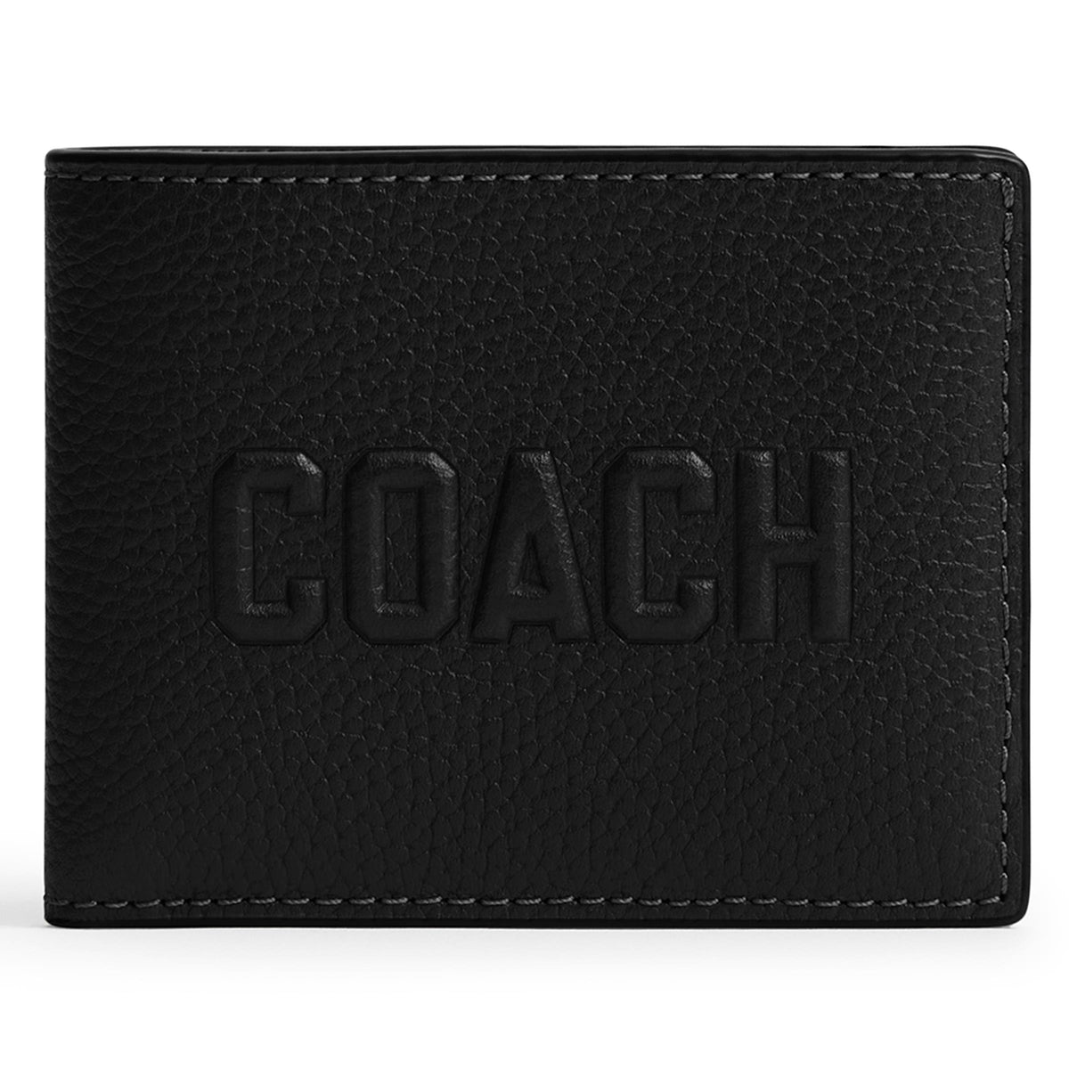 COACH Mens Signature Canvas 3-IN-1 Wallet - Black