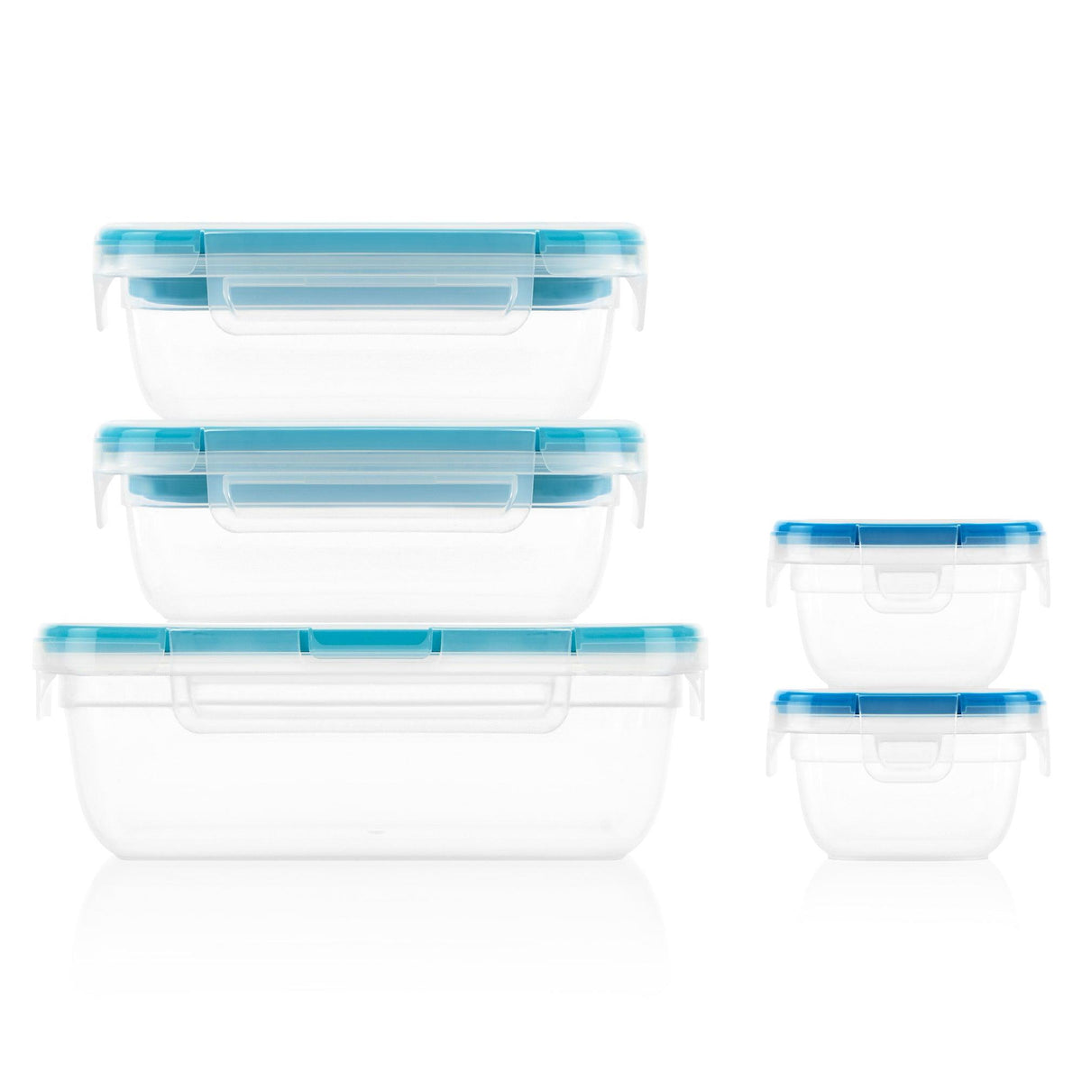 Snapware Total Solution 10pc Mixed Sized Food Container Storage Set