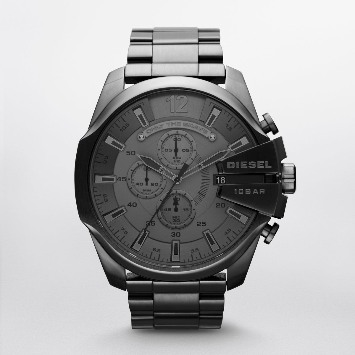 Diesel Mens Mega Chief Watch Gunmetal