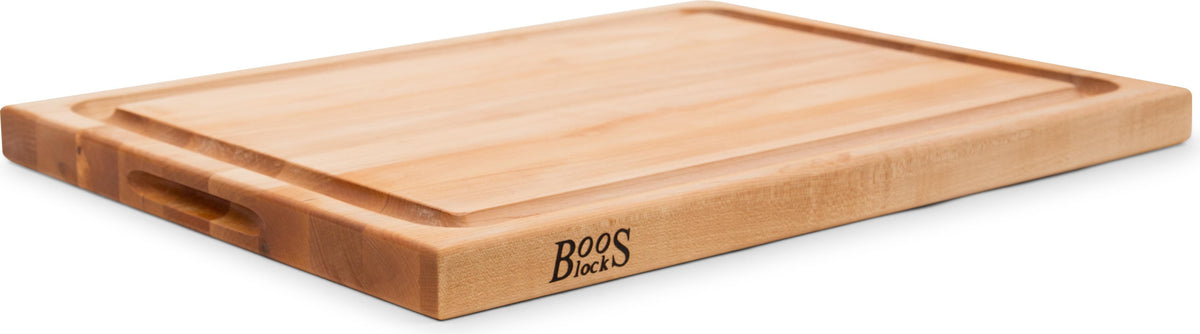John Boos Maple Reversible Cutting Board with Groove, 24'' x 18'' x 1.5''