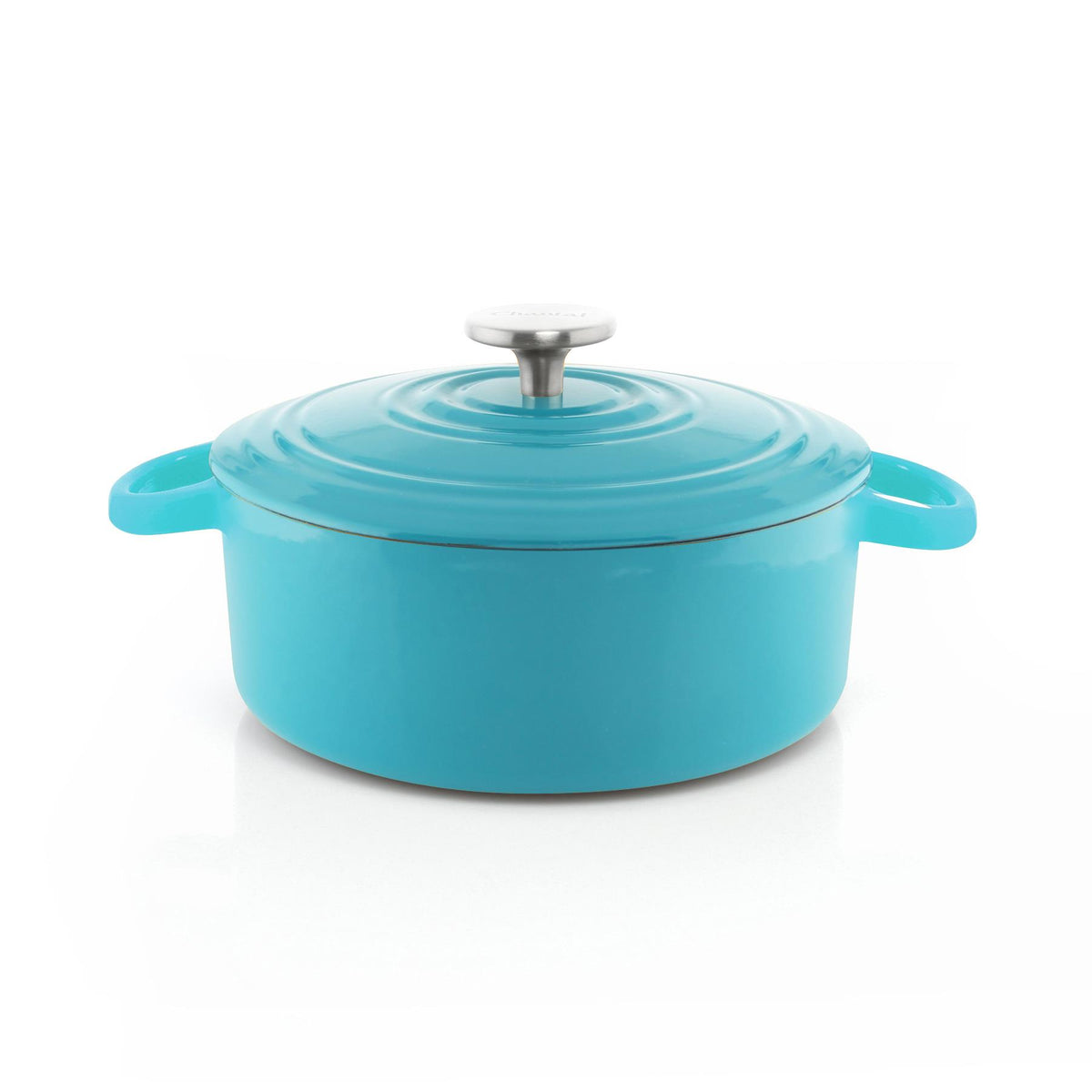 Chantal 3 qt Round Cast-Iron Dutch Oven Fade Grey