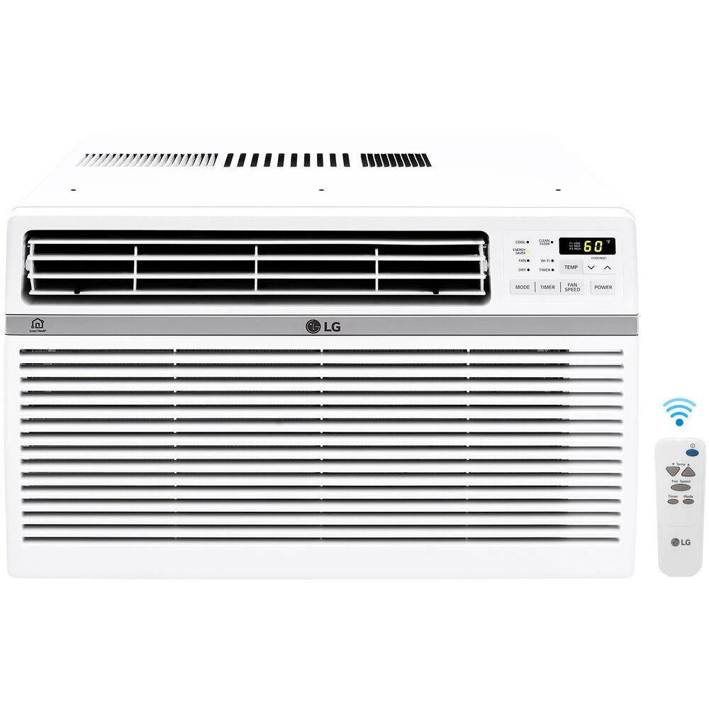 LG Home Comfort 12,000 BTU 115V Window-Mounted Air Conditioner with Wi-Fi Control