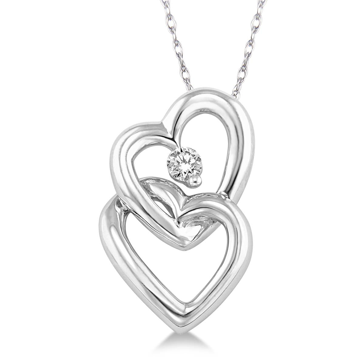 Jilco Inc Diamond Heart Necklace