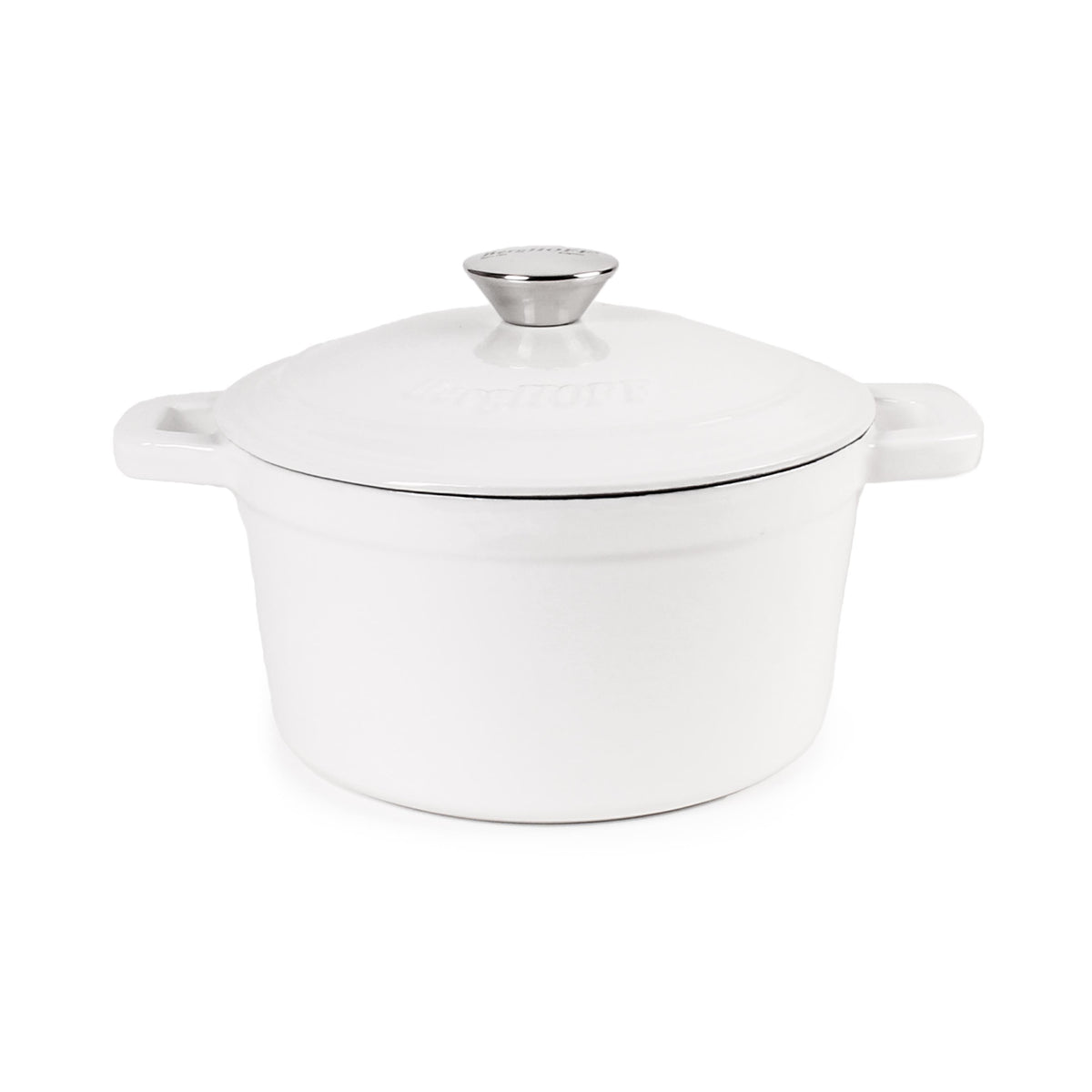 BergHOFF Neo Cast Iron 3qt. Round Dutch Oven 8" with Lid, White