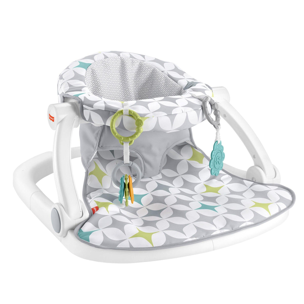 Fisher Price Sit-Me-Up Floor Seat w/ Developmental Toys Starlight Bursts
