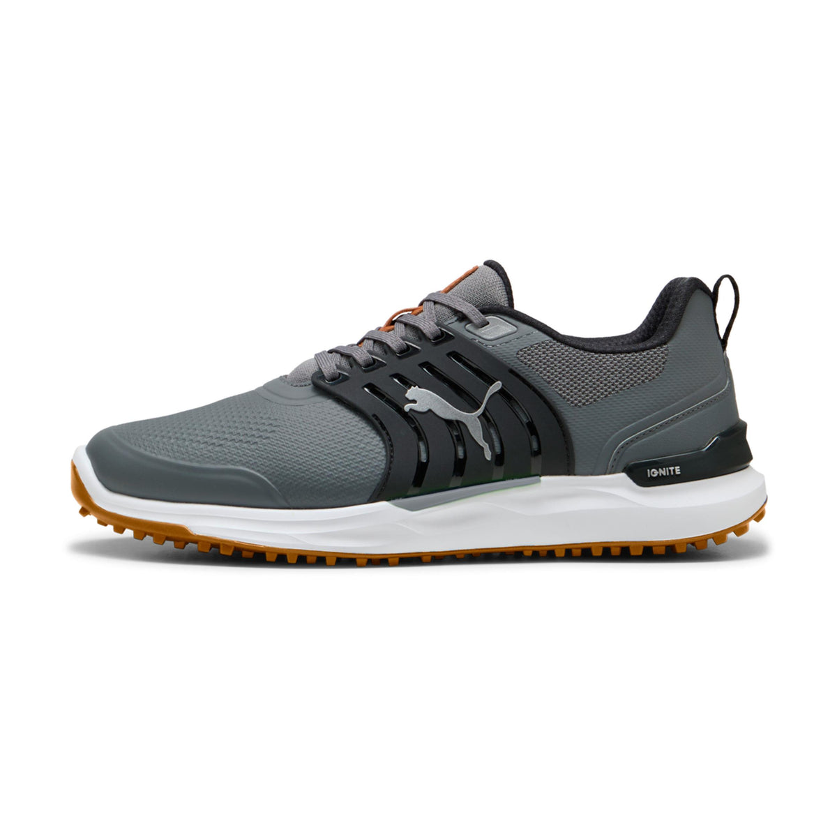 Puma Ignite Elevate 2 Men's Spikeless Golf Shoes - Slate Sky/Puma Black/Green Glare/8.5 Medium