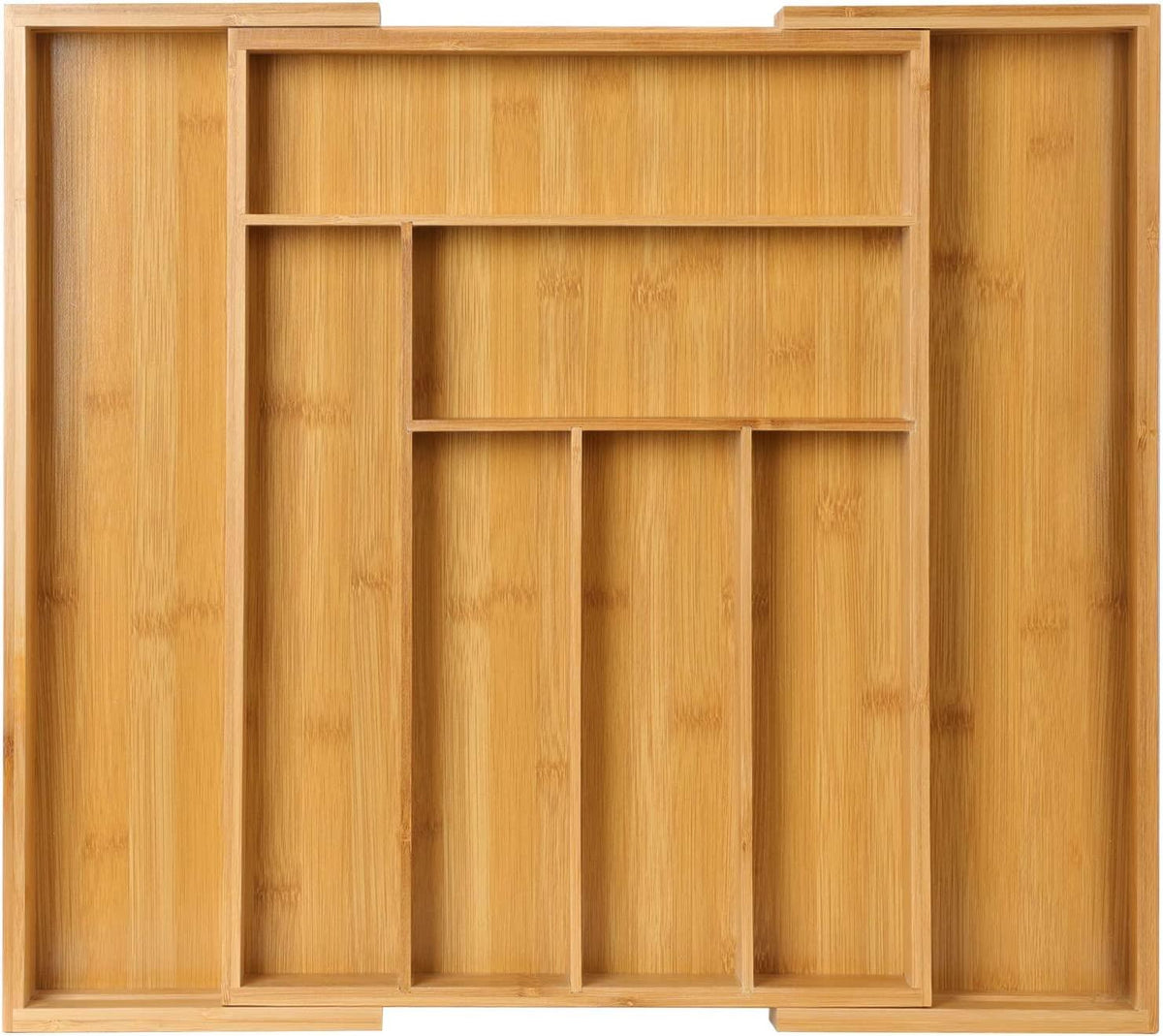 Gourmet Edge Bamboo Expandable Drawer Organizer