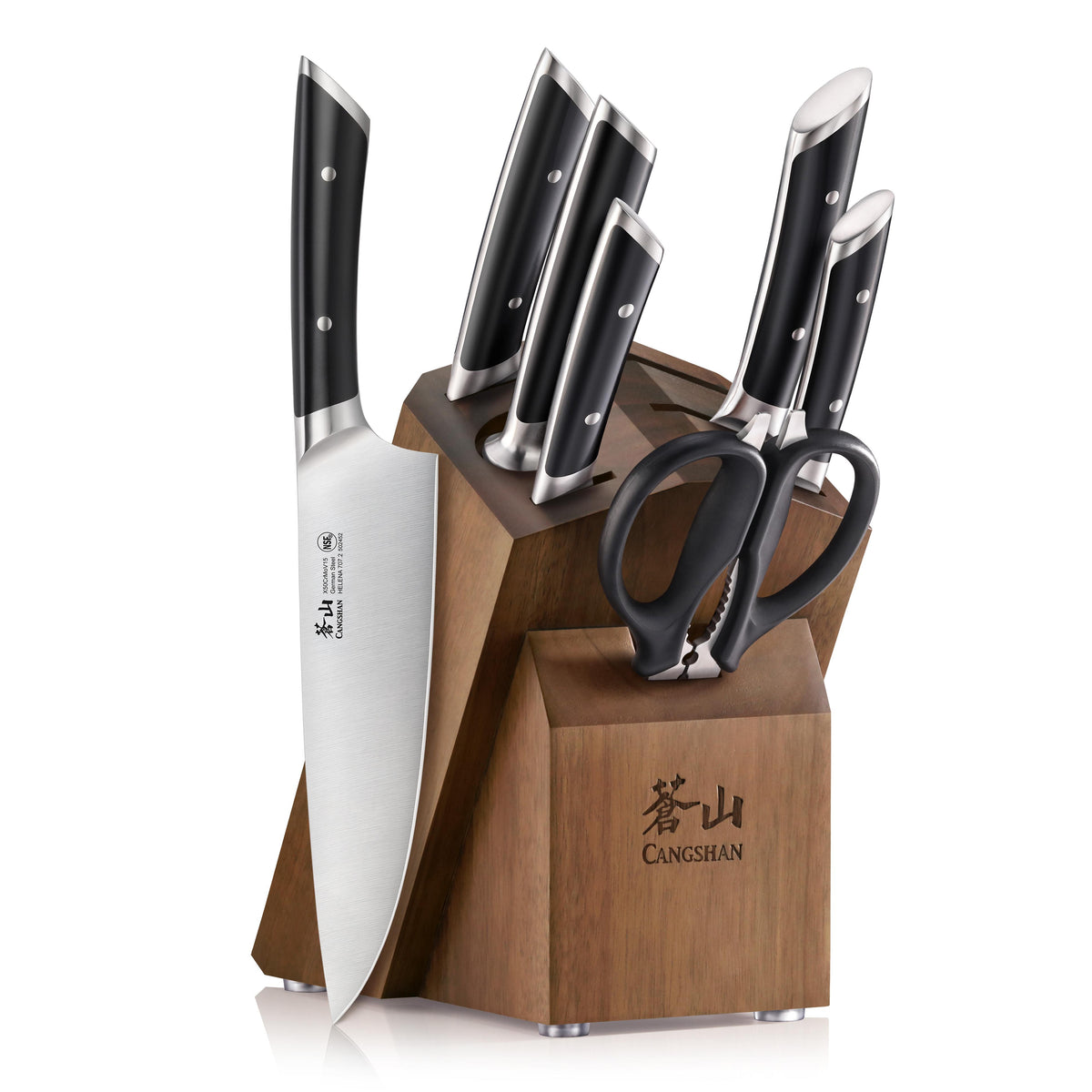 Cangshan 8-Piece Helena Series Knife Block Set