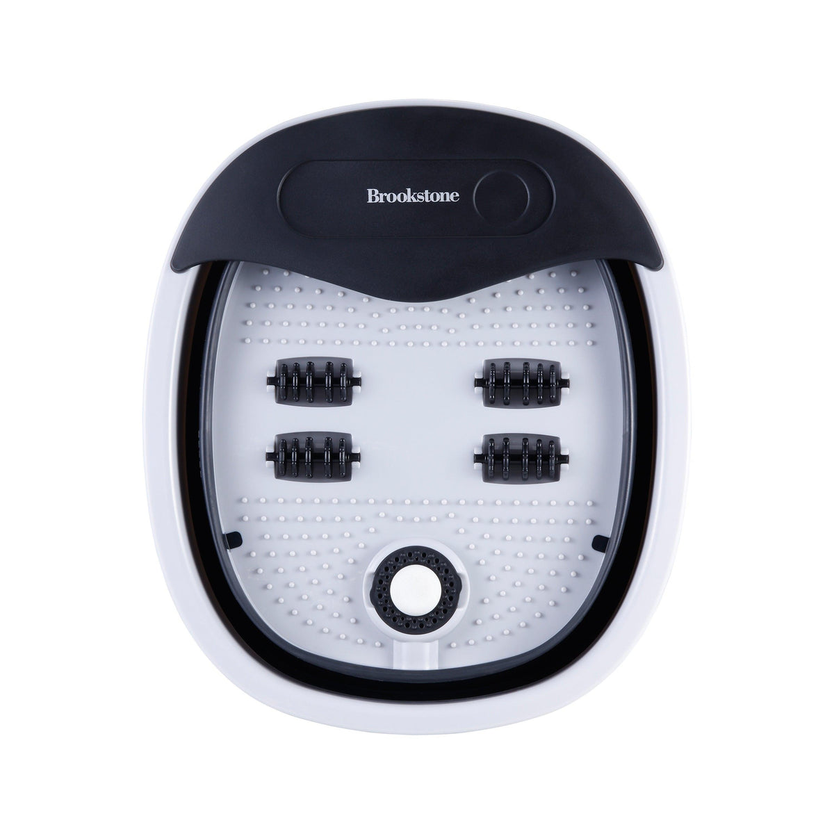 Brookstone Collapsible Electric Footbath Black