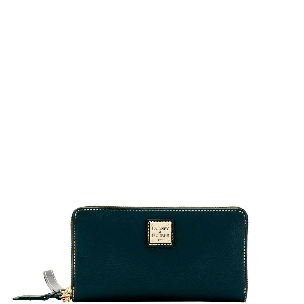 Dooney & Bourke Pebble Grain Large Zip Around Wristlet