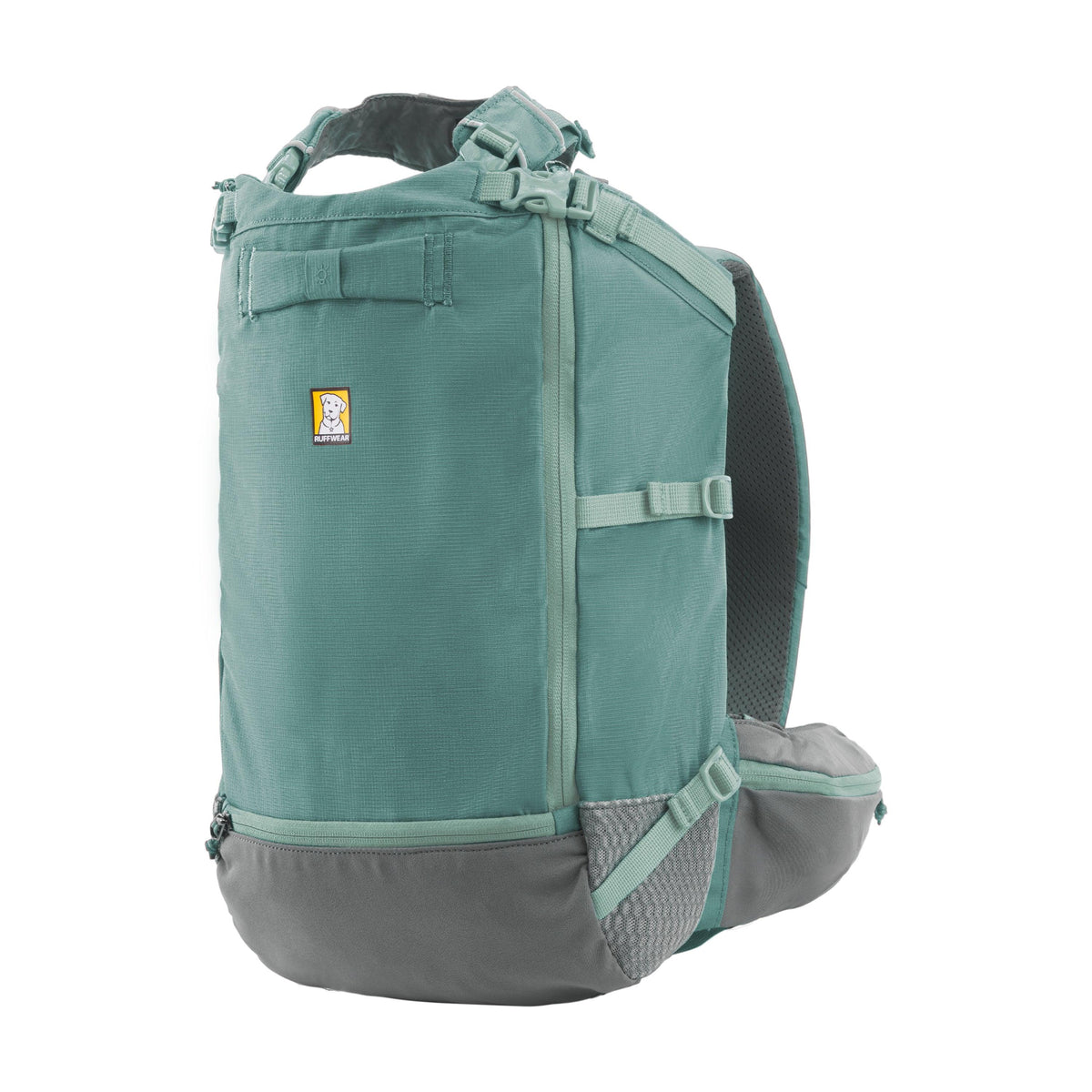 Ruffwear Hitch Hiker Dog Backpack Carrier River Rock Green - Small