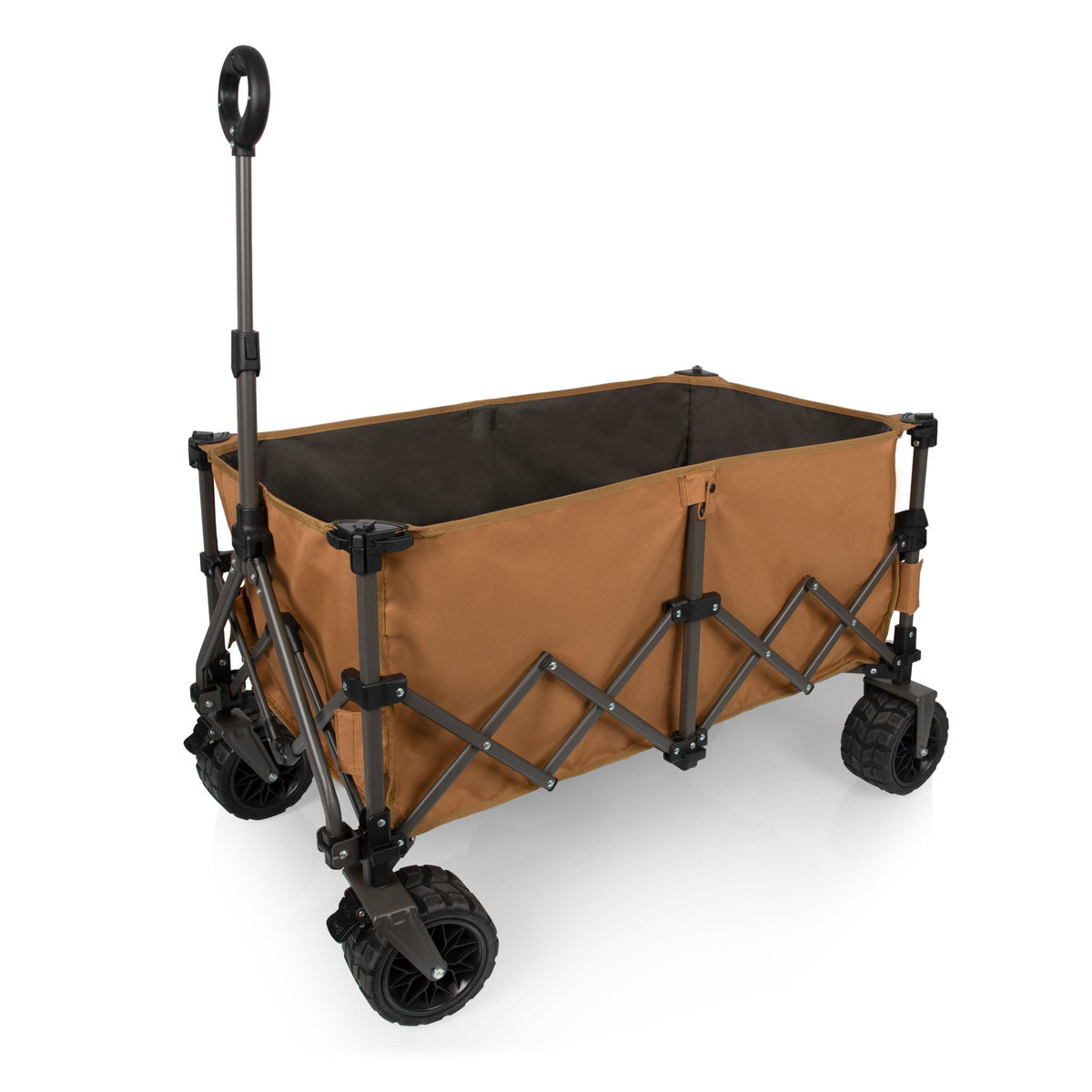 Picnic Time Wilderness All-Terrain Folding Wagon, (Black & Gray)