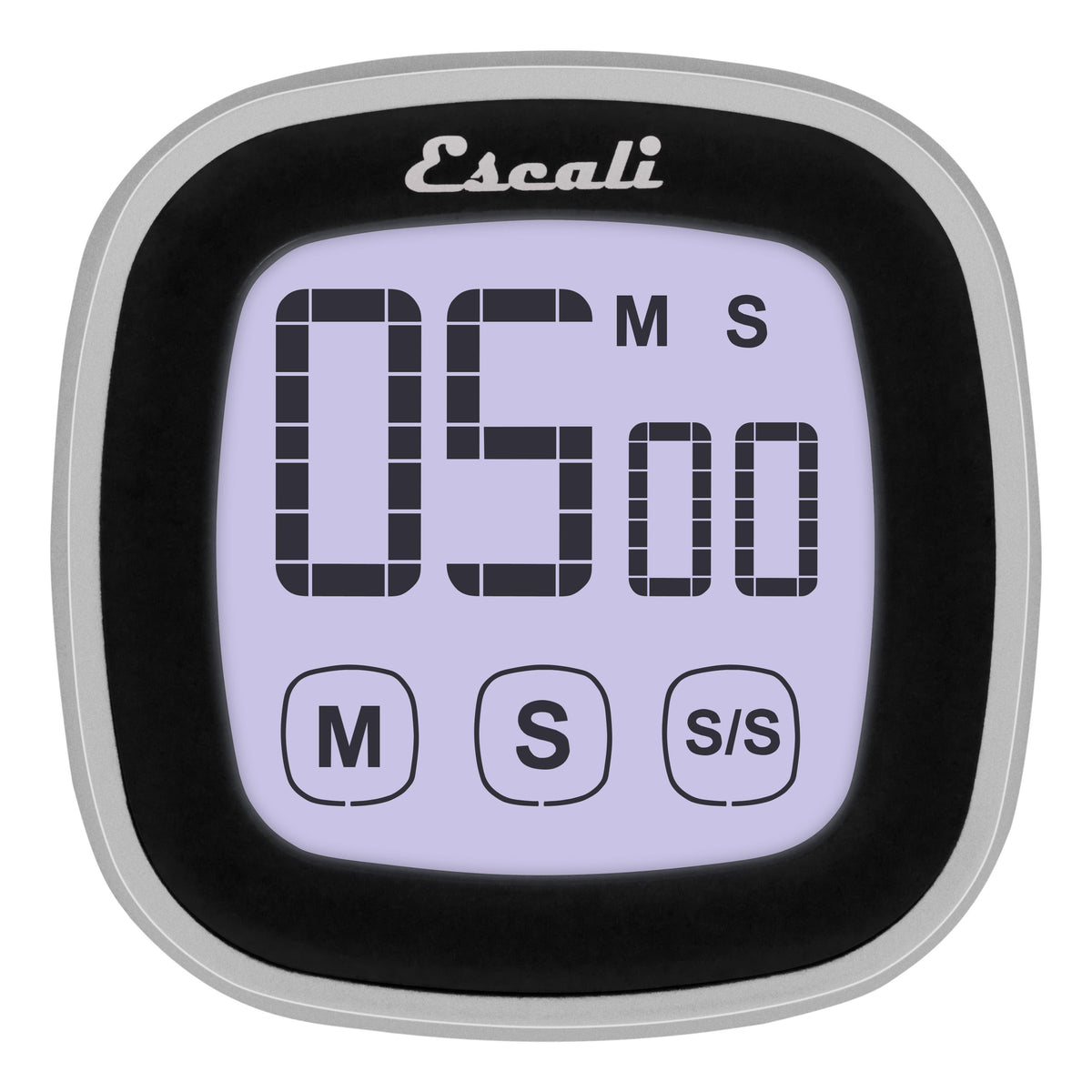 KitchenSupply Escali - Touch Screen Digital Timer, Black