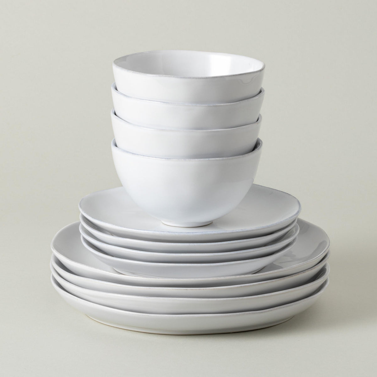 Casa Fina Livia Place Setting Set w/ cereal bowl Size 12 Pieces