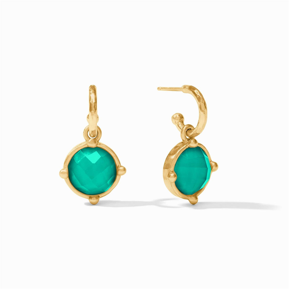 Julie Vos Honeybee Hoop & Charm Earrings