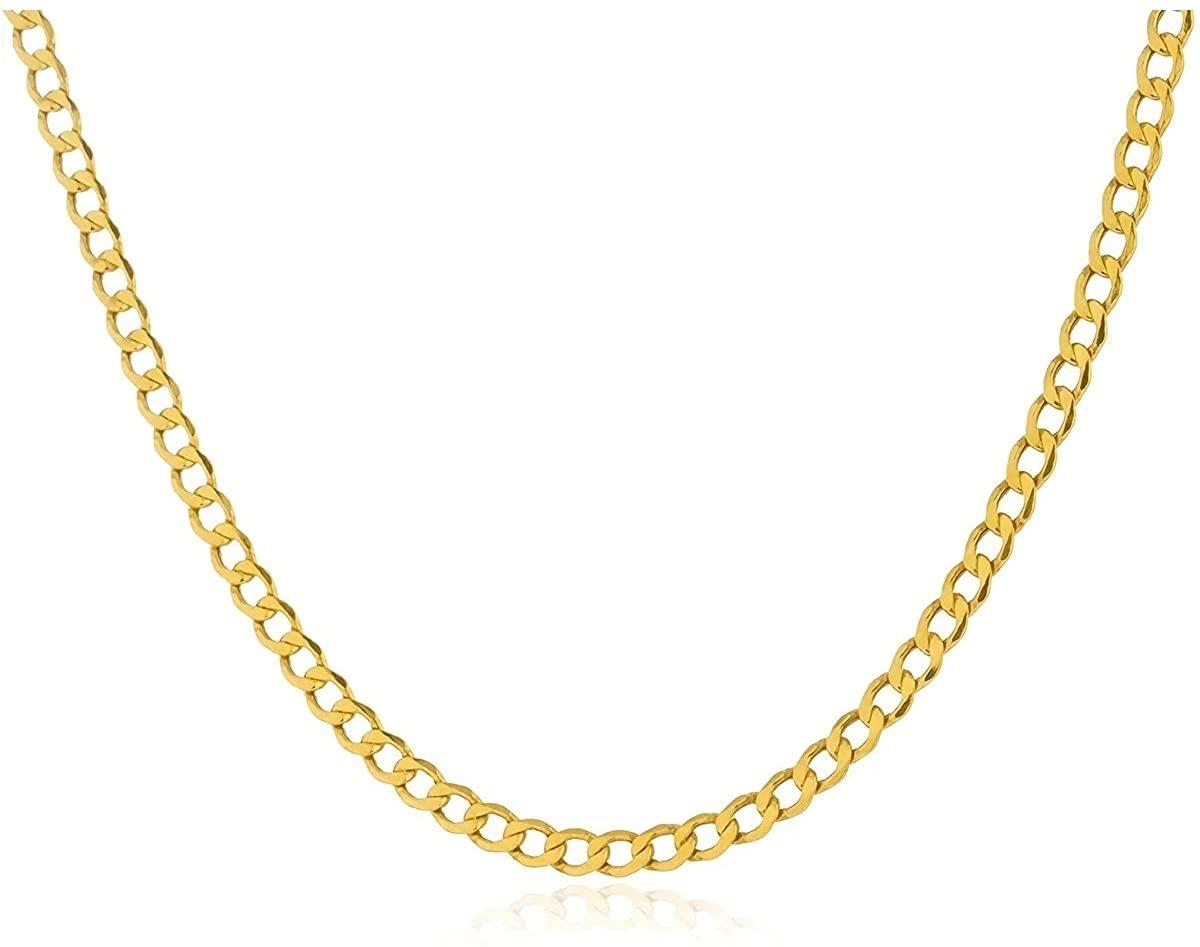 Completely Bella 20" 18k Gold Plated Cable Link Necklace