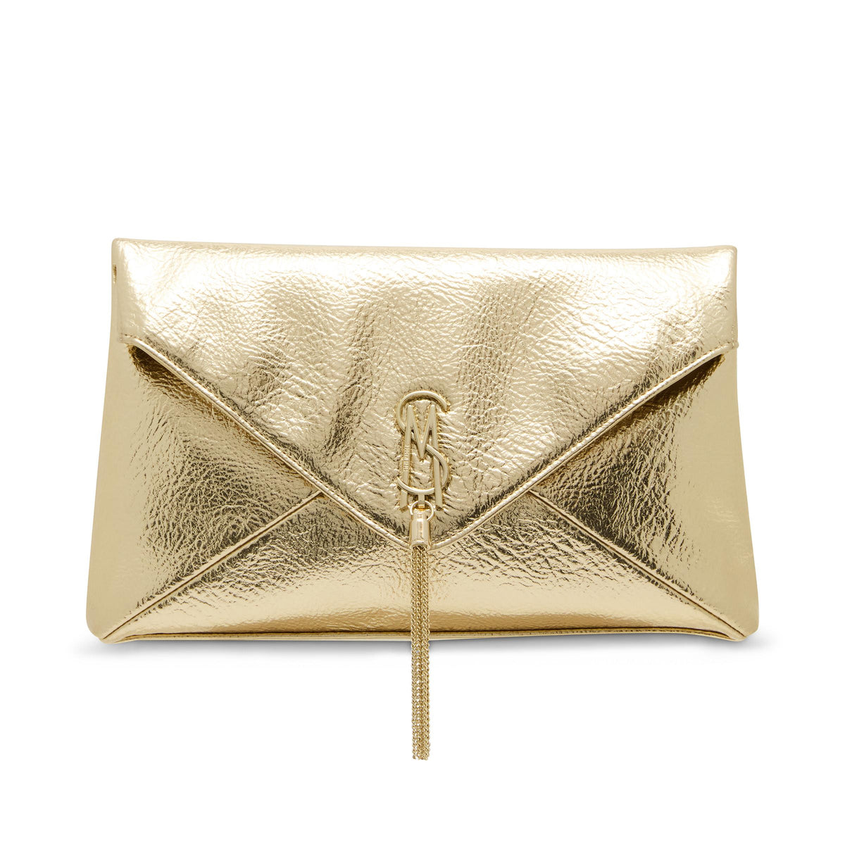 Steve Madden PARTAY Large Clutch Crossbody - Champagne