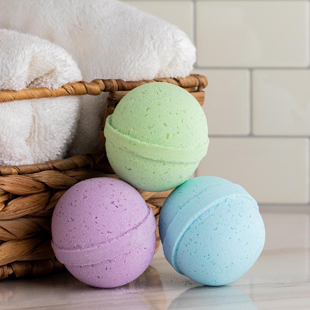 SpaRoom 3 pack Bath Bomb Set - Orange, Lemongrass, Grapefruit
