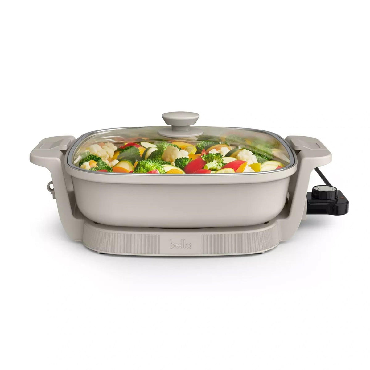 Bella 14" Make and Take Electric Skillet Oatmilk
